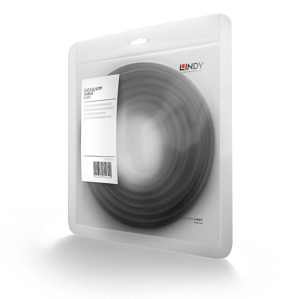 Lindy 48082 cavo di rete Nero 10 m Cat6 U/UTP (UTP)