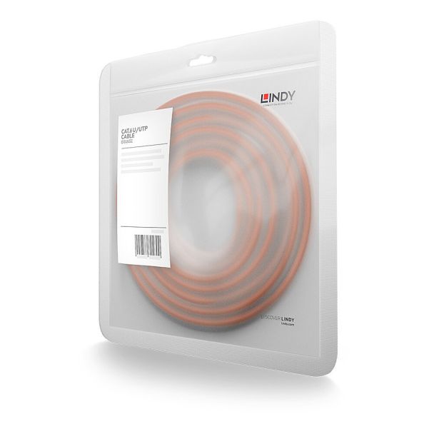Lindy 48110 cavo di rete Arancione 5 m Cat6 U/UTP (UTP)