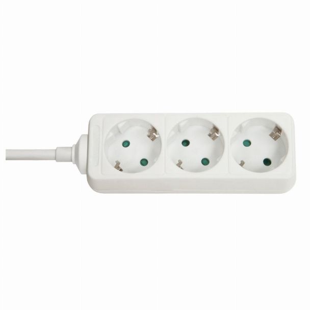Lindy 73100 prolunghe e multiple 3 presa(e) AC Interno Bianco