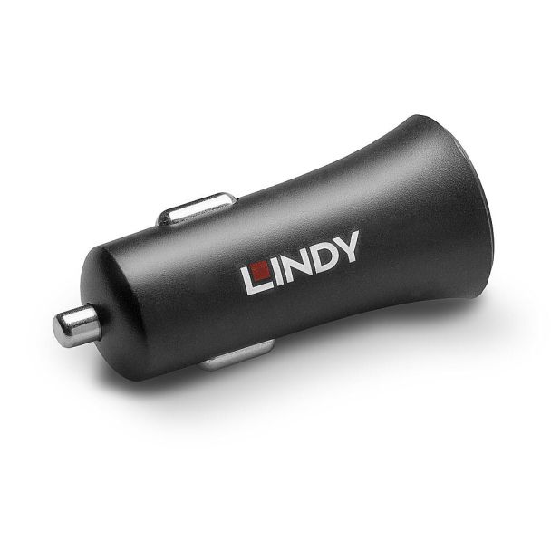 Lindy 73301 Caricabatterie per dispositivi mobili Universale Nero Accendisigari Auto