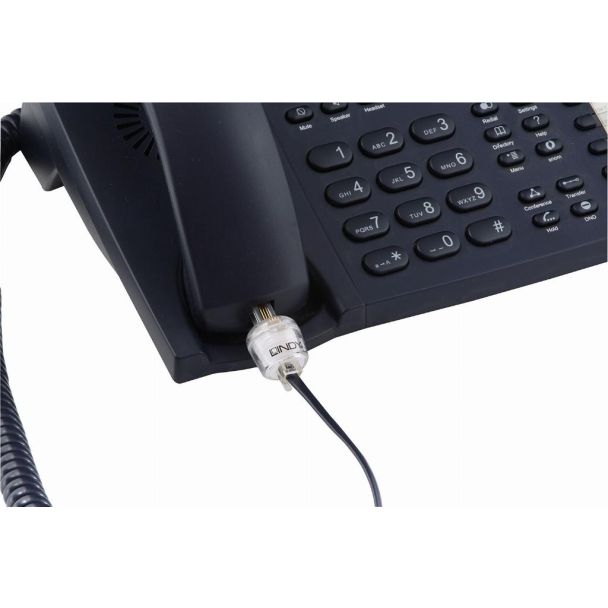 Lindy 75004 cavo di collegamento RJ-10 4P4C Trasparente