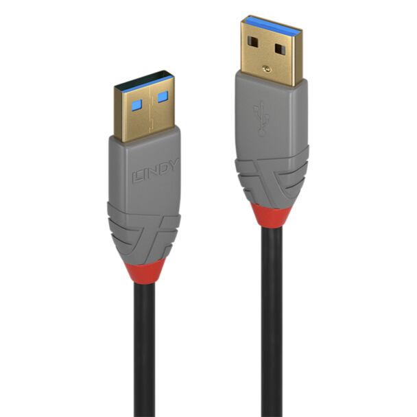 Lindy 36750 cavo USB USB 3.2 Gen 1 (3.1 Gen 1) 0,5 m USB A 5 Gbit/s Nero