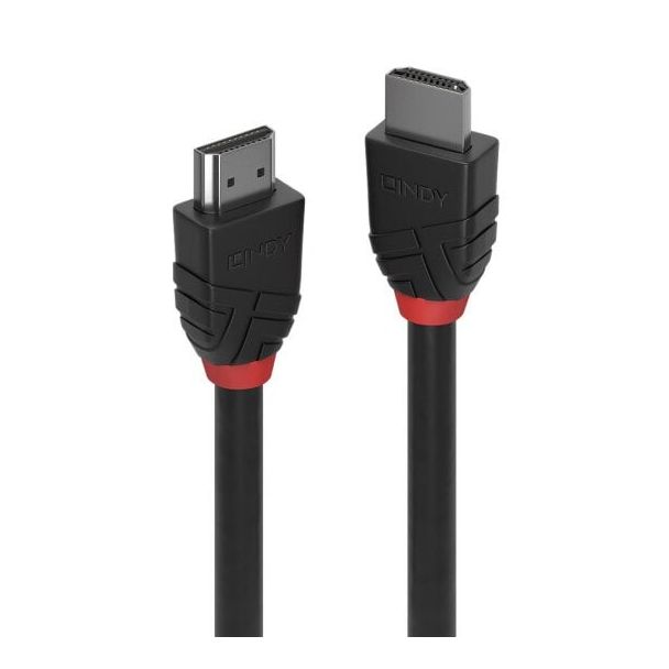 Lindy 2m 8K60Hz HDMI Cable, Black Line