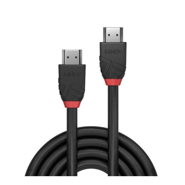 Lindy 2m 8K60Hz HDMI Cable, Black Line