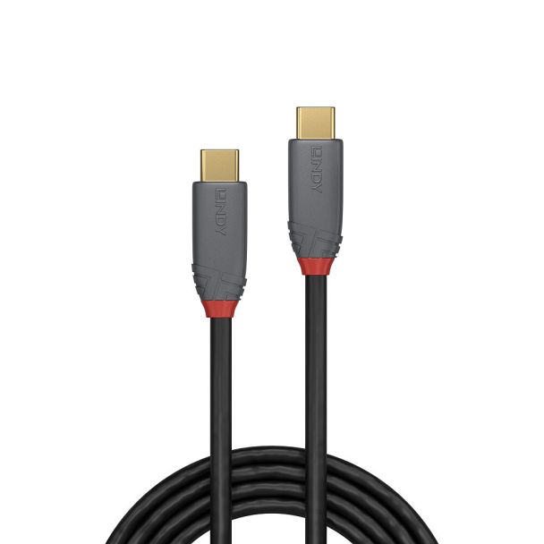 Lindy 36900 cavo USB 0,5 m USB C Nero, Grigio