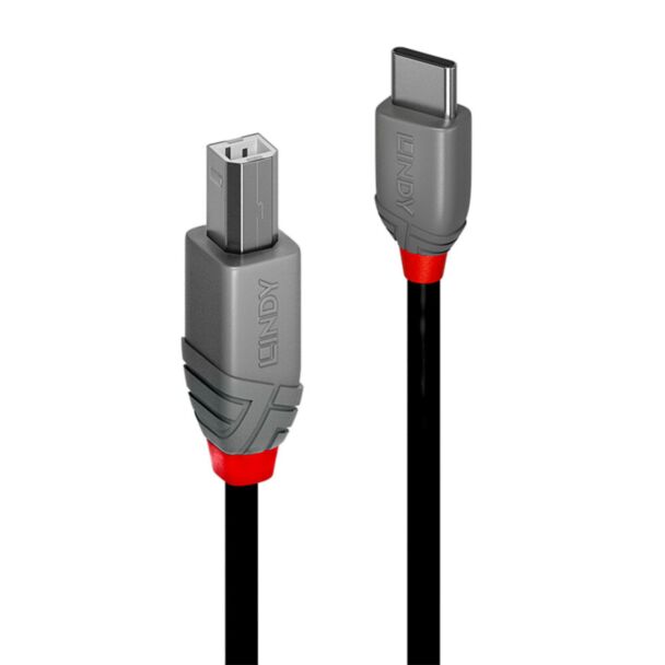 Lindy 36943 cavo USB USB 2.0 3 m USB C USB B Nero