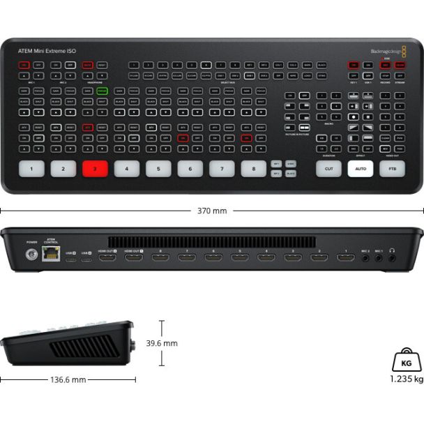 Blackmagic Design ATEM Mini Extreme ISO Full HD