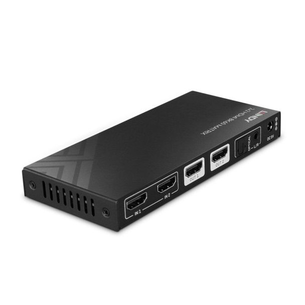 Lindy 38313 interruttore a matrice Commutatore a matrice AV 6,2 W