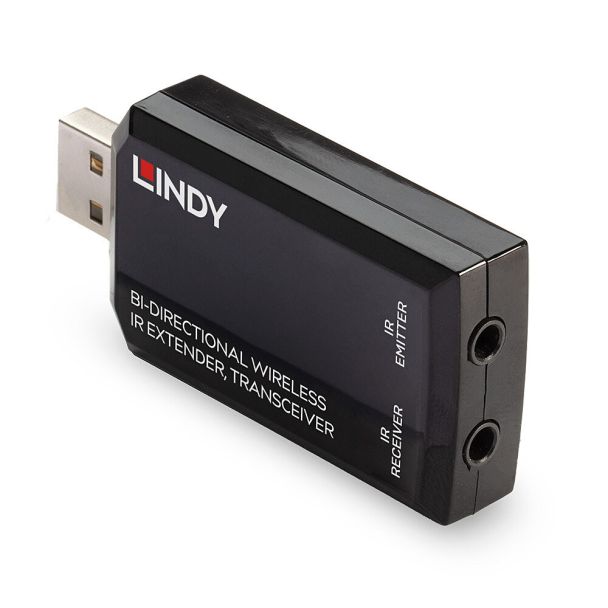 Lindy 38331 moltiplicatore AV Trasmettitore e ricetrasmettitore AV Nero
