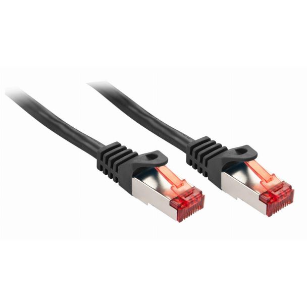 Lindy Cat.6 S/FTP 10m cavo di rete Nero Cat6 S/FTP (S-STP)