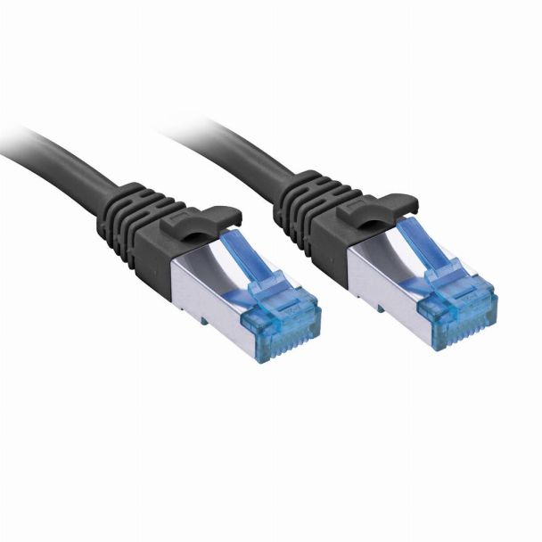 Lindy 47421 networking cable Black 25 m Cat6a S/FTP (S-STP)