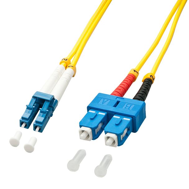 Lindy 3m LC-SC OS2 9/125 Fibre Optic Patch Cable
