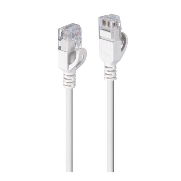 Lindy 1m Cat.6A U/UTP Ultra Slim Network Cable, Grey