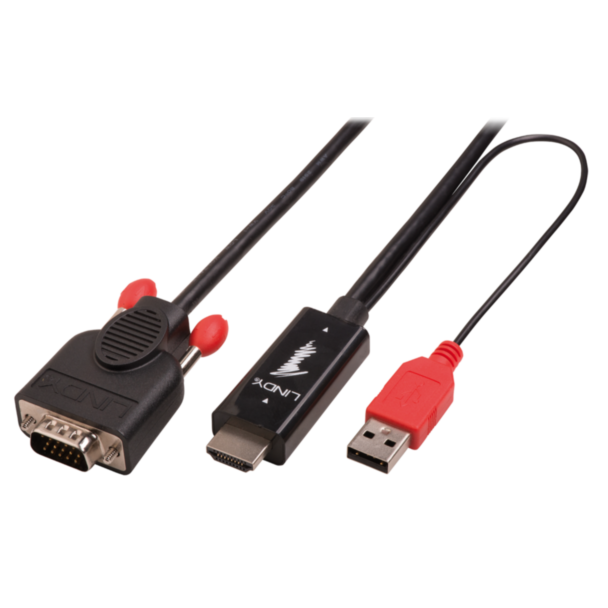 Lindy 3m HDMI to VGA Cable