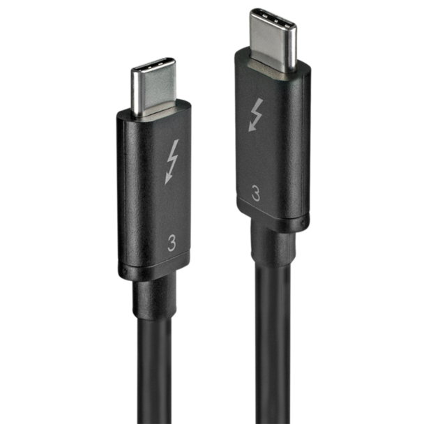 Lindy 0.5m Thunderbolt 3 Cable, Passive