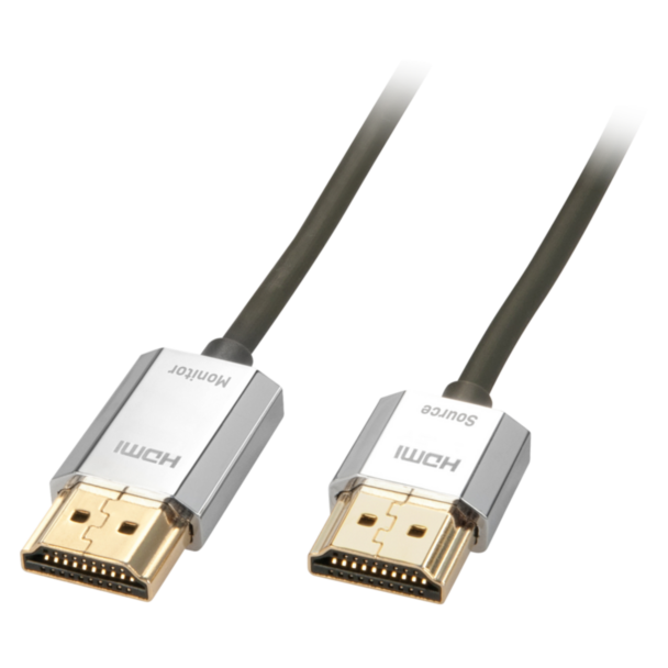 Lindy 3m CROMO Slim High Speed HDMI Cable with Ethernet