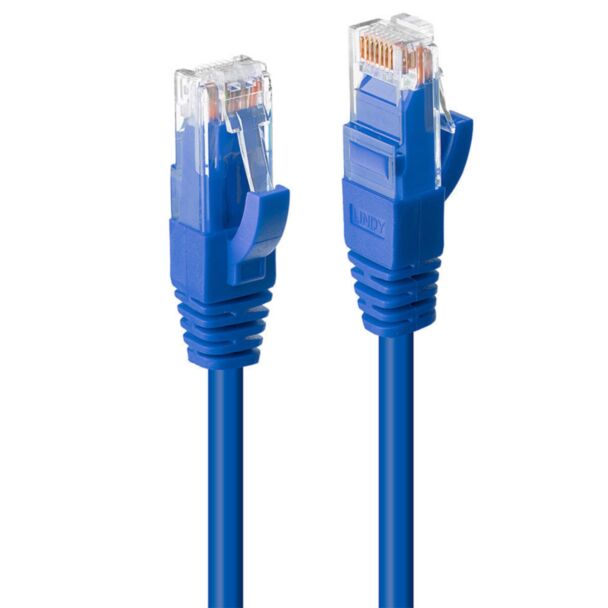 Lindy Cat.6 UTP Premium 7.5m networking cable Blue