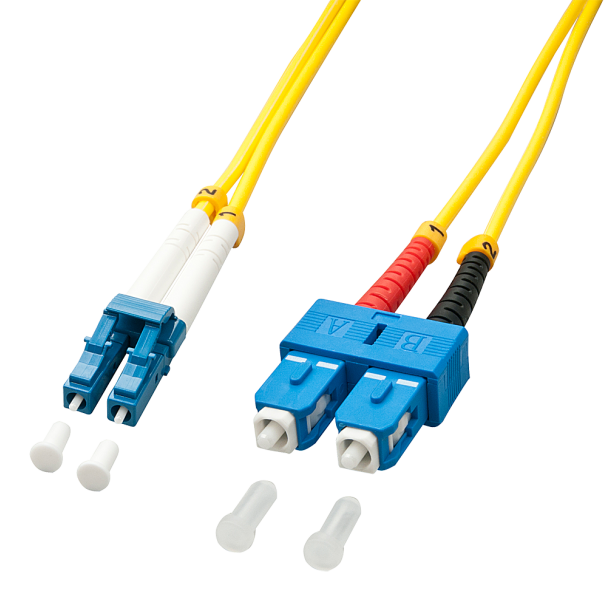 Lindy 1m LC-SC OS2 9/125 Fibre Optic Patch Cable