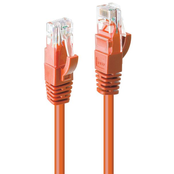 Lindy 48114 cavo di rete Arancione 20 m Cat6 U/UTP (UTP)