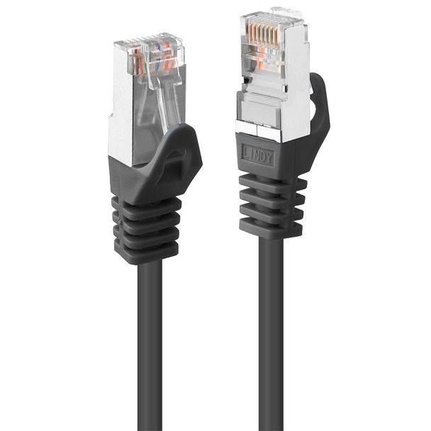 Lindy 48380 networking cable Black 0.5 m Cat5e F/UTP (FTP)