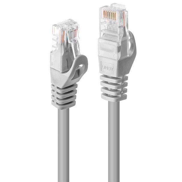 Lindy 48400 networking cable Grey 0.5 m Cat5e U/UTP (UTP)