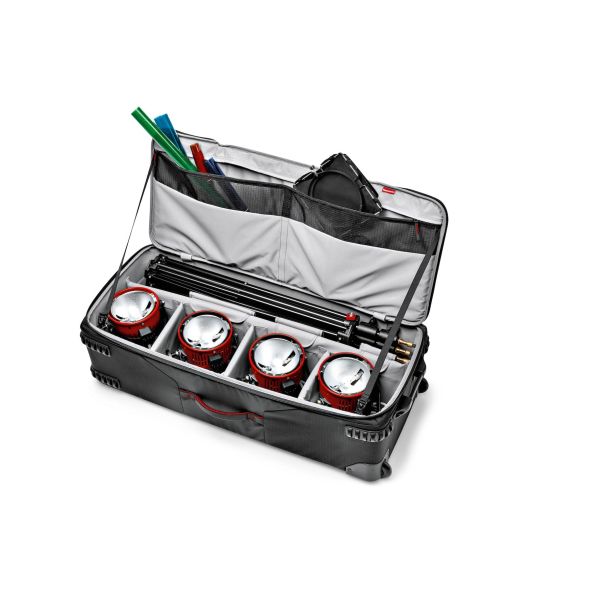 Manfrotto Pro Light Custodia trolley Nero, Rosso