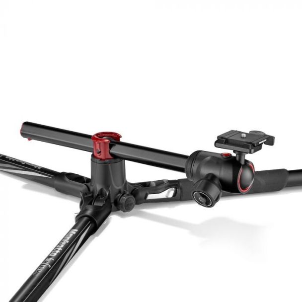 Manfrotto MKBFRC4GTXP-BH treppiede Fotocamere digitali/film 3 gamba/gambe Nero, Rosso