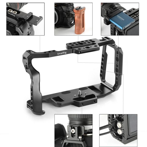 SmallRig 2203 camera cage 1/4, 3/8" Black