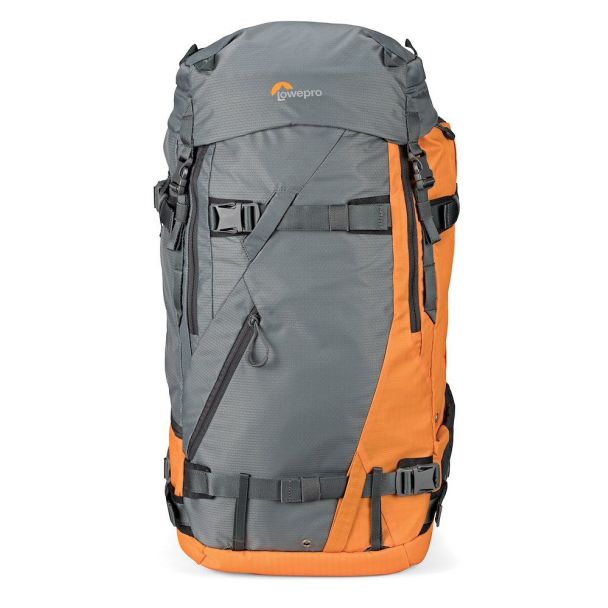 Lowepro Powder Backpack 500 AW Zaino Grigio, Arancione