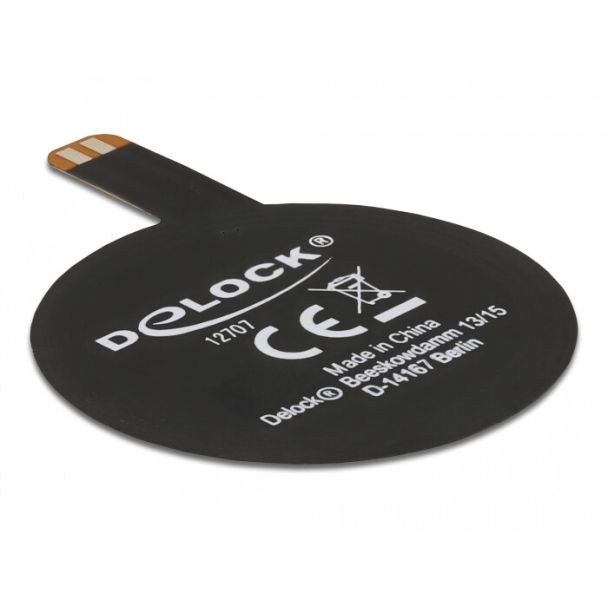 DeLOCK NFC 13,56 MHz Antenna SMT FPC rotonda interna nera autoadesiva