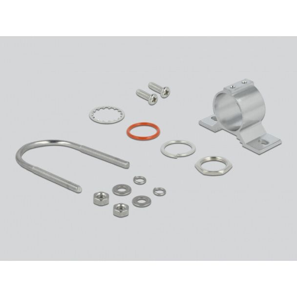 DeLOCK Antenna multibanda LTE WLAN 2,4 GHz Antenna 1 x SMA maschio 1 x RP-SMA maschio 2 - 3 dBi 2 x 20 cm RG-178 omnidirezionale per esterno grigio