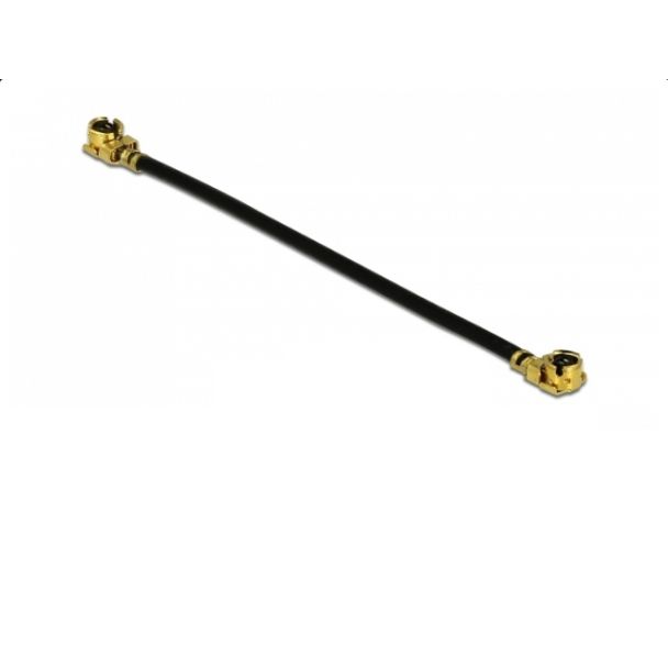 DeLOCK 12605 cavo coassiale 0,045 m MHF Nero
