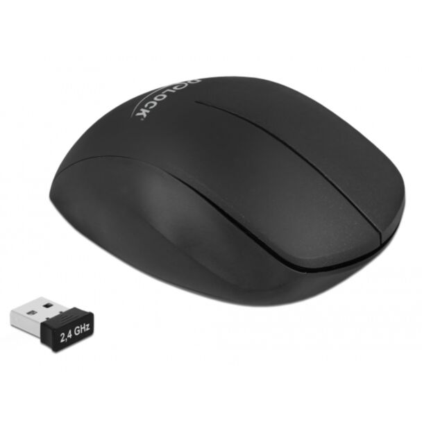 DeLOCK 12598 mouse Ufficio Mano destra Bluetooth + USB Type-A 1600 DPI