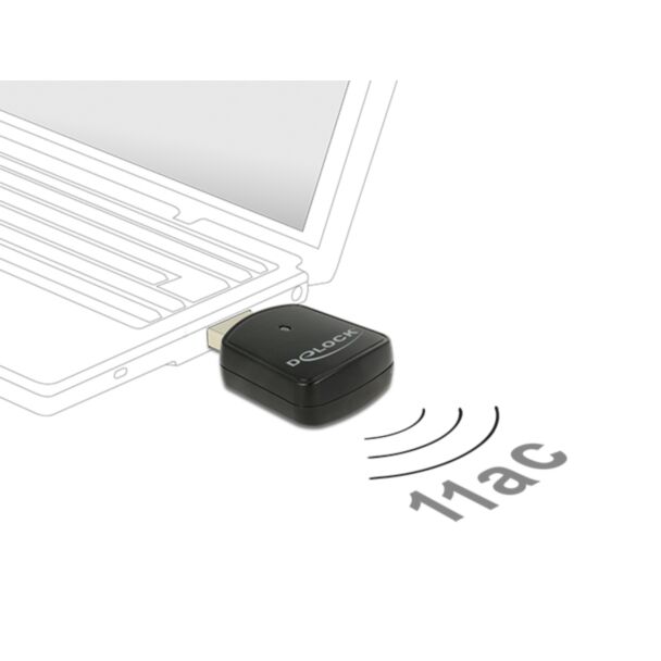 DeLOCK 12502 scheda di rete e adattatore WLAN 867 Mbit/s