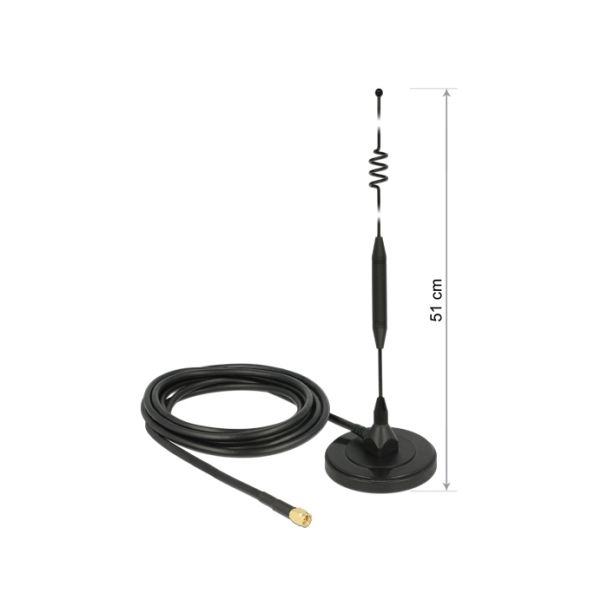 DeLOCK 12429 antenna di rete Antenna omnidirezionale SMA 6 dBi