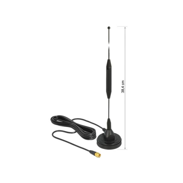 DeLOCK 12423 antenna di rete Antenna omnidirezionale SMA 3,5 dBi