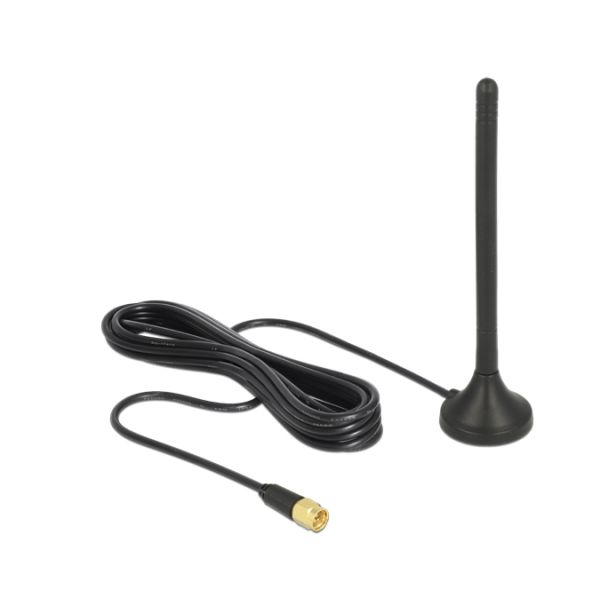 DeLOCK 12419 antenna di rete Antenna omnidirezionale Tipo F 2,5 dBi