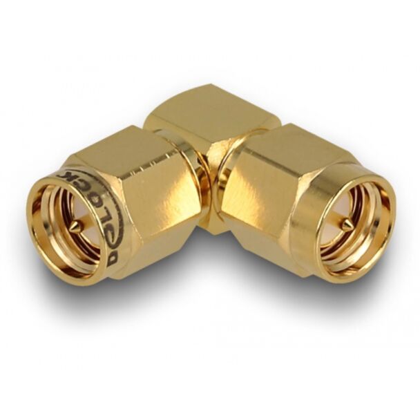 DeLOCK Adattatore SMA maschio per SMA maschio 90°