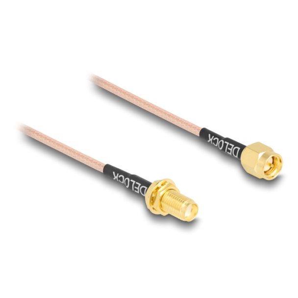 DeLOCK Cavo antenna SMA maschio per SMA femmina per l'installazione RG-316 75 cm