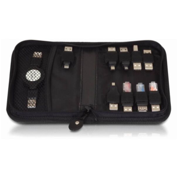 DeLOCK USB adapter kit 10 parts Nero