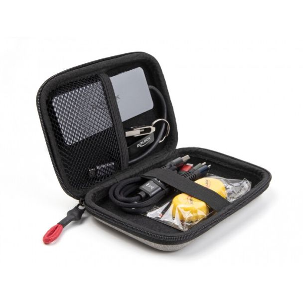 DeLOCK Travel Kit III Premium Edition personal organizer Black, Grey