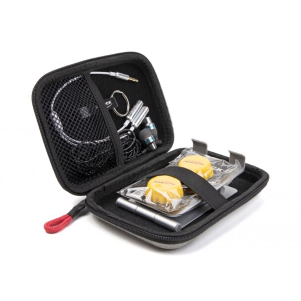 DeLOCK Kit da viaggio I Edizione Suono - sdoppiatore audio / auricolari / supporto