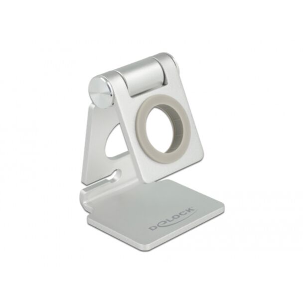 DeLOCK Supporto per smartwatch regolabile argento