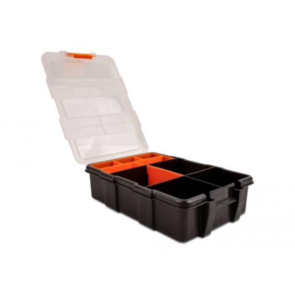 DeLOCK Scatola di raccolta con 11 scomparti 220 x 155 x 60 mm arancione / nero