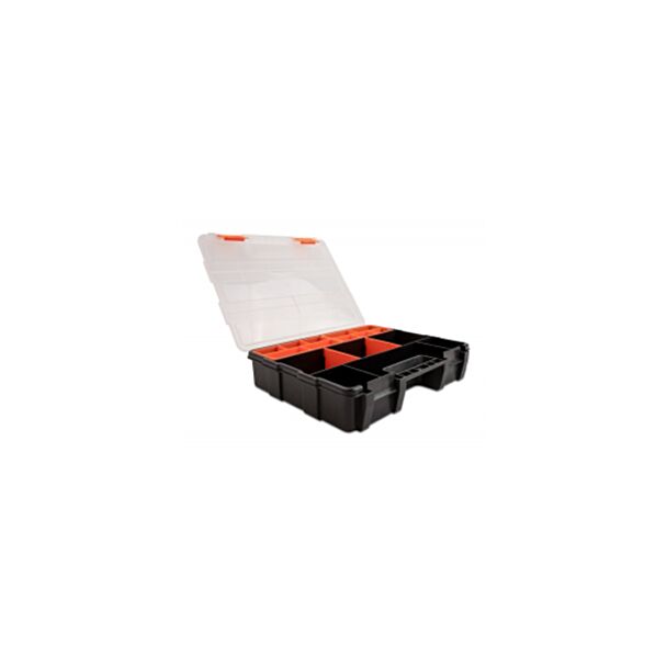 DeLOCK Scatola di raccolta con 21 scomparti 290 x 220 x 60 mm arancione / nero