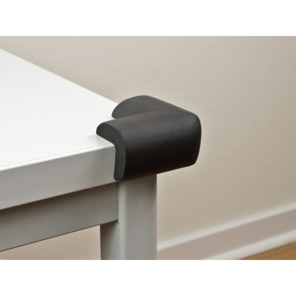 DeLOCK Protezione dei bordi in schiuma autoadesiva 56 x 56 x 33 mm nera