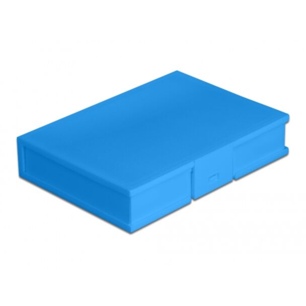 DeLOCK Protection Box for 3.5″ HDD blue
