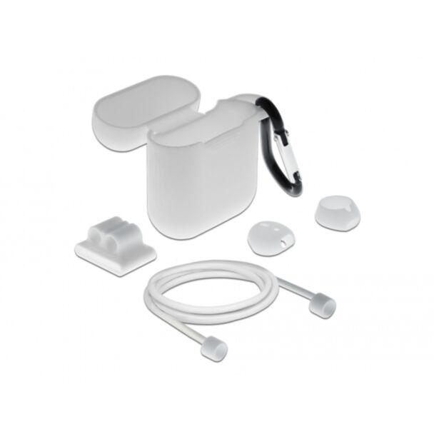 DeLOCK Set di accessori AirPods Apple bianco