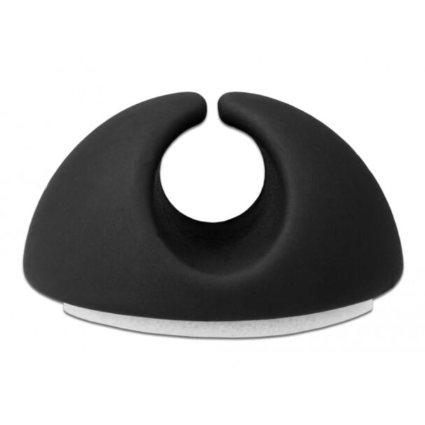 DeLOCK Set portacavi 6 pezzi nero