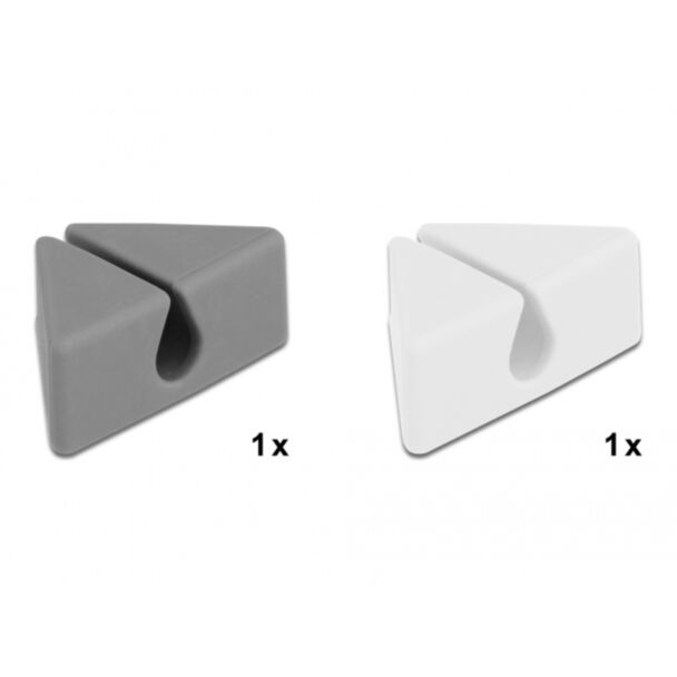 DeLOCK Set triangolare portacavi 2 pezzi